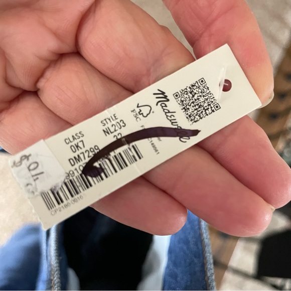 NEW Madewell Fairson Wash Harlow Baggy Wide Leg Jean in Size 32 - Picture 10 of 11